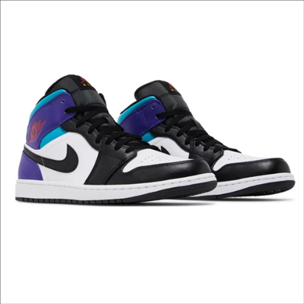 Jordan 1 Mid Court Purple Tropical Twist