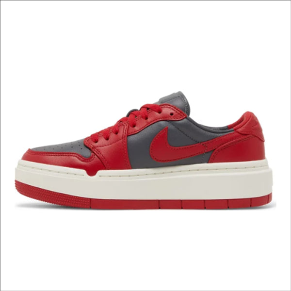 Jordan 1 Elevate Low Dark Grey Varsity Red (Women's)