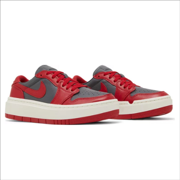Jordan 1 Elevate Low Dark Grey Varsity Red (Women's)