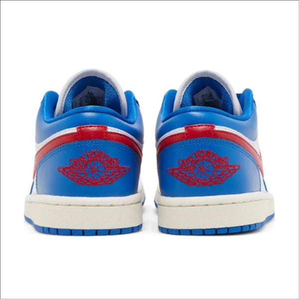 Jordan 1 Low Sport Blue Gym Red (Women's)