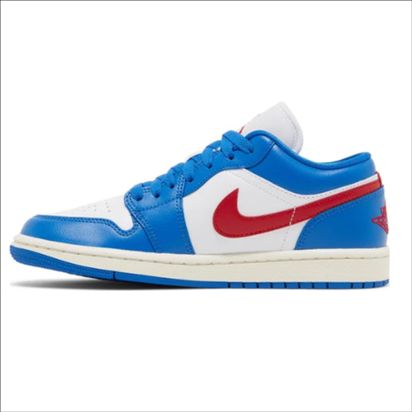 Jordan 1 Low Sport Blue Gym Red (Women's)