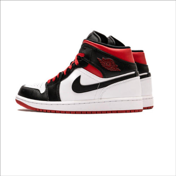Jordan 1 Mid Gym Red Black Toe
