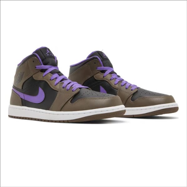 Jordan 1 Mid Purple Mocha