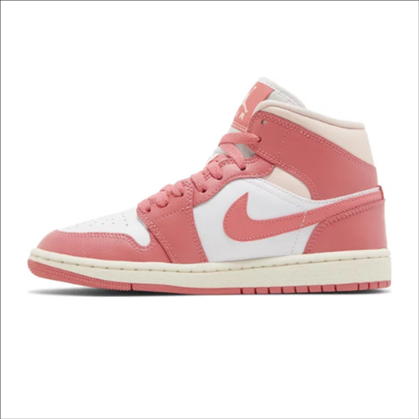 Jordan 1 Mid Strawberries and Cream (Women's)