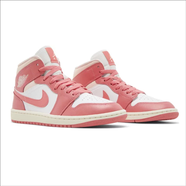 Jordan 1 Mid Strawberries and Cream (Women's)