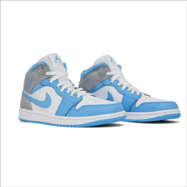 Jordan 1 Mid University Blue Grey