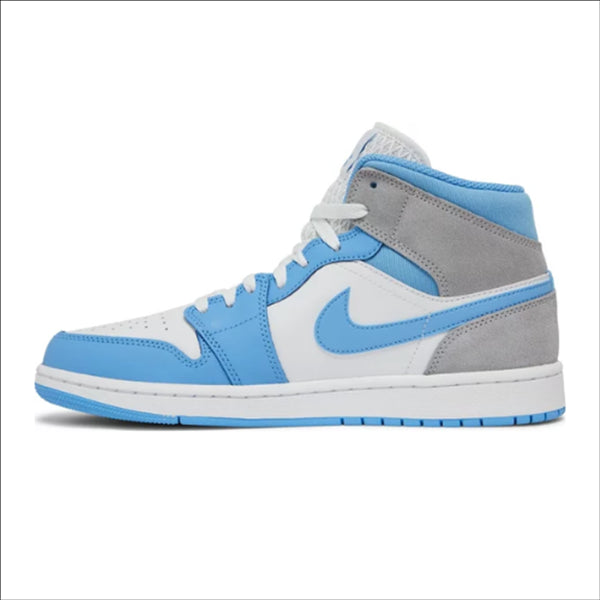 Jordan 1 Mid University Blue Grey