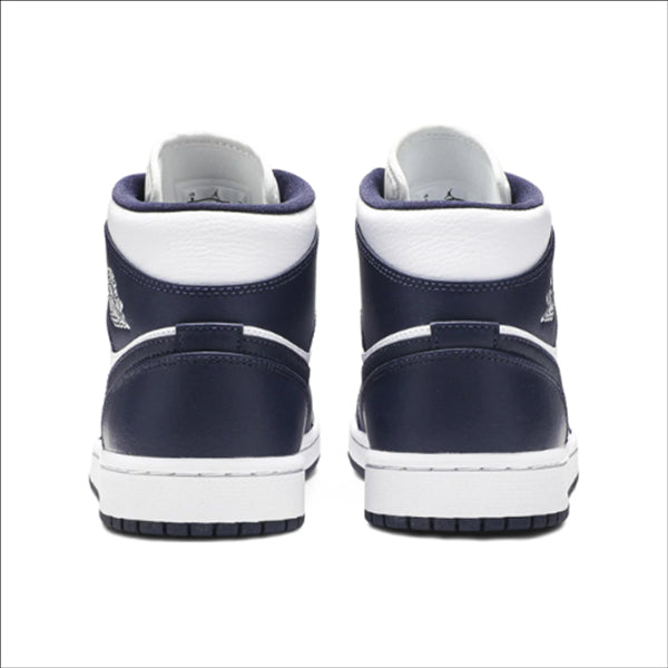 Jordan 1 Mid White Metallic Gold Obsidian