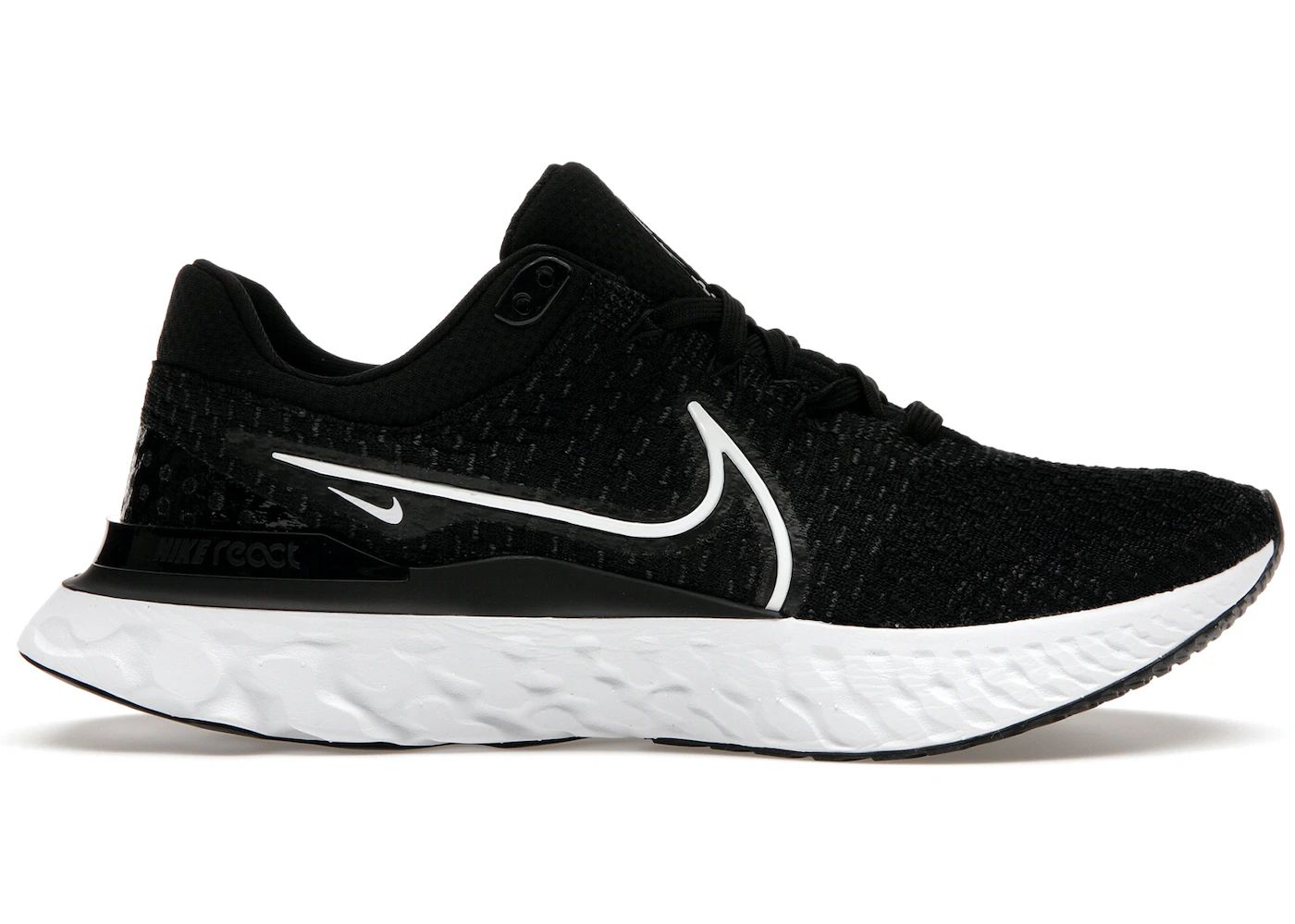 Nike React Infinity Run Flyknit 3 Black White