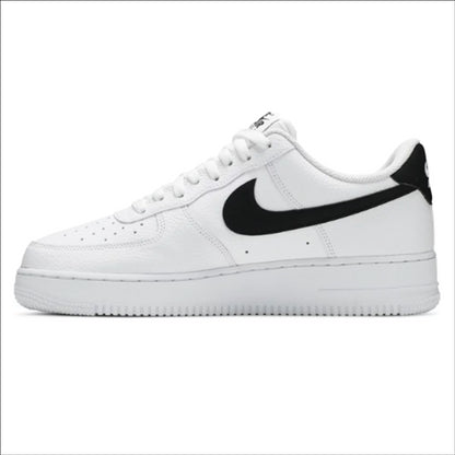 Nike Air Force 1 Low '07 White Black Pebbled Leather