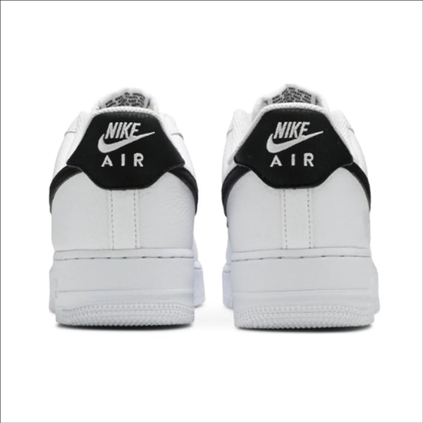 Nike Air Force 1 Low '07 White Black Pebbled Leather