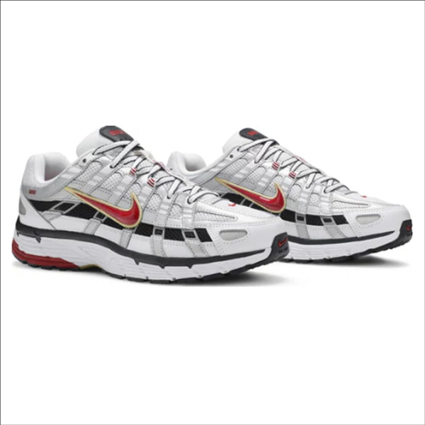 Nike P-6000 White Gold Red (Women's)