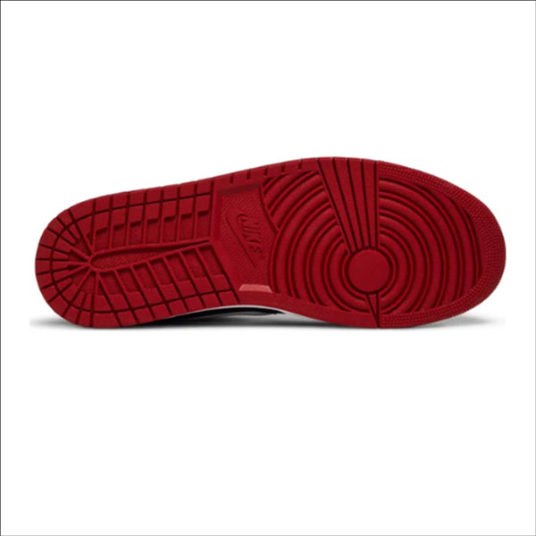 Jordan 1 Low FlyEase Black White Gym Red
