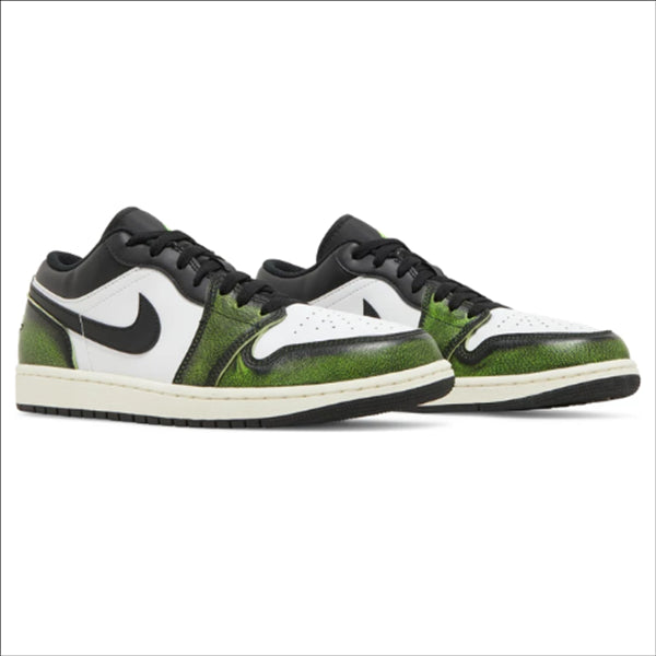 Jordan 1 Low Wear Away Electric Green