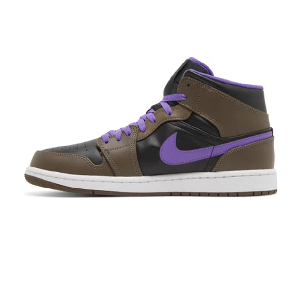 Jordan 1 Mid Purple Mocha