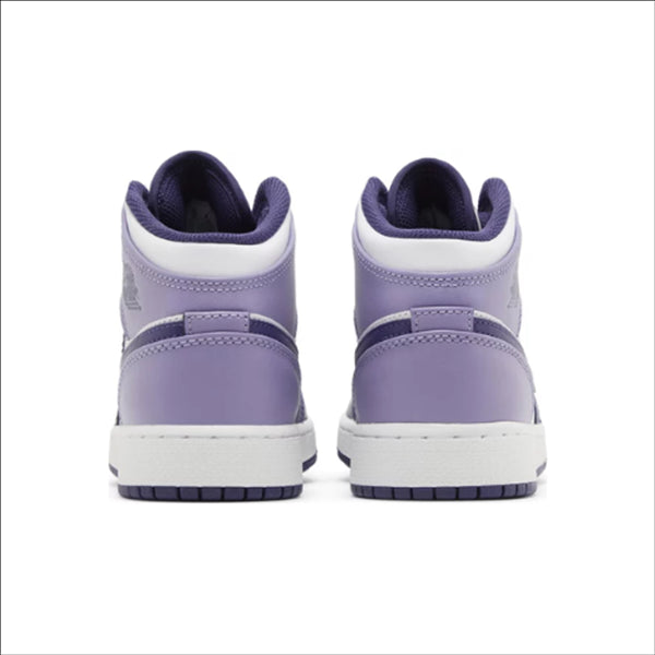 Jordan 1 Mid White Sky J Purple (GS)