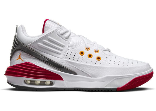 Jordan Max Aura 5 White Cardinal Red