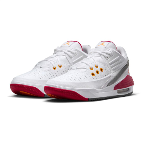 Jordan Max Aura 5 White Cardinal Red
