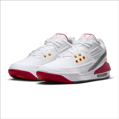 Jordan Max Aura 5 White Cardinal Red