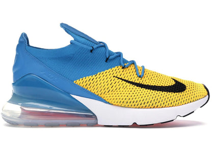 Nike Air Max 270 Flyknit Laser Orange Blue Orbit