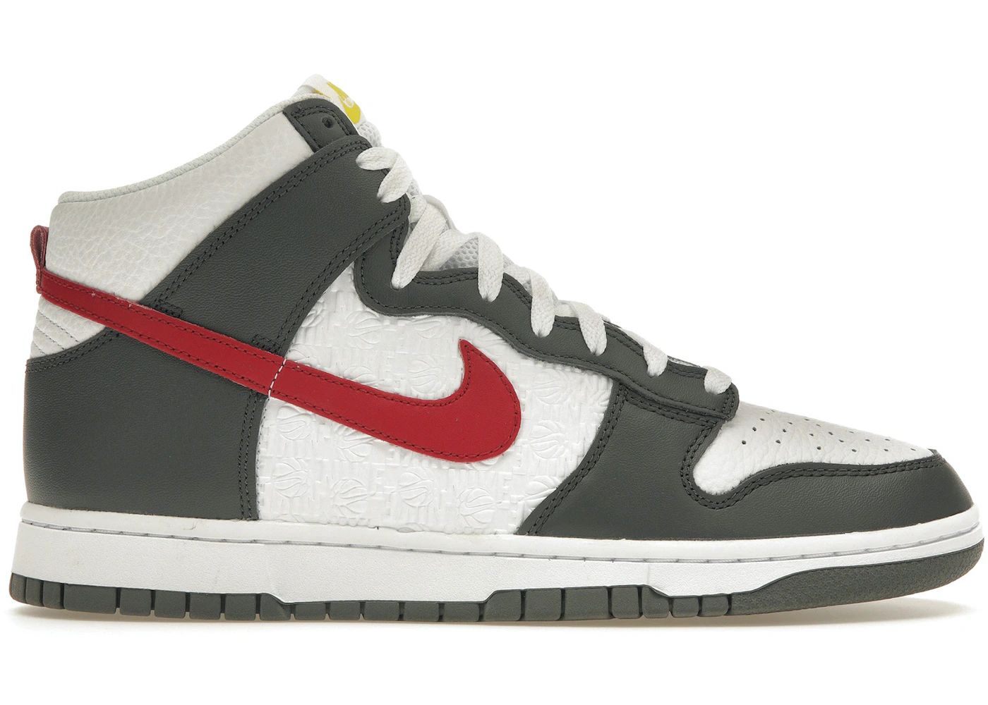 Nike Dunk High Embossed Basketball Grey Red