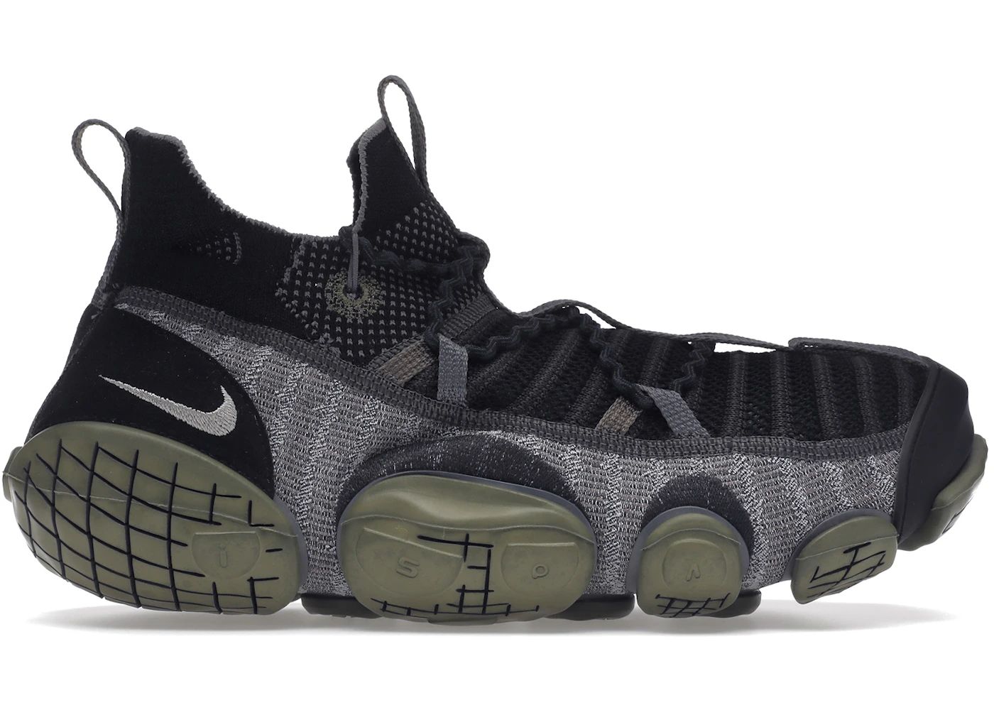 Nike ISPA Link Black Medium Olive