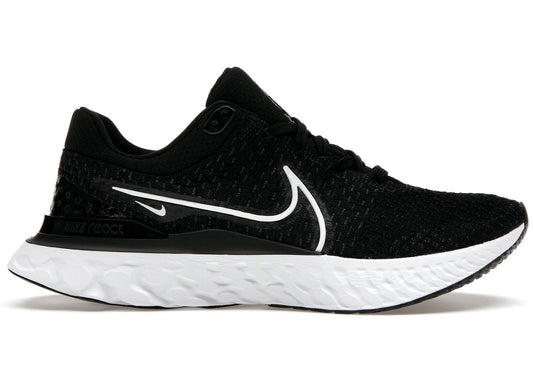 Nike React Infinity Run Flyknit 3 Black White