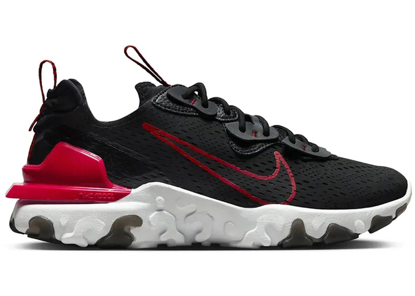 Nike React Vision Black University Red