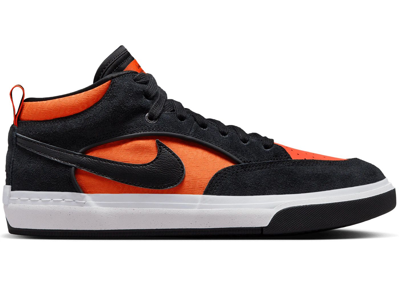 Nike SB React Leo Black Electro Orange